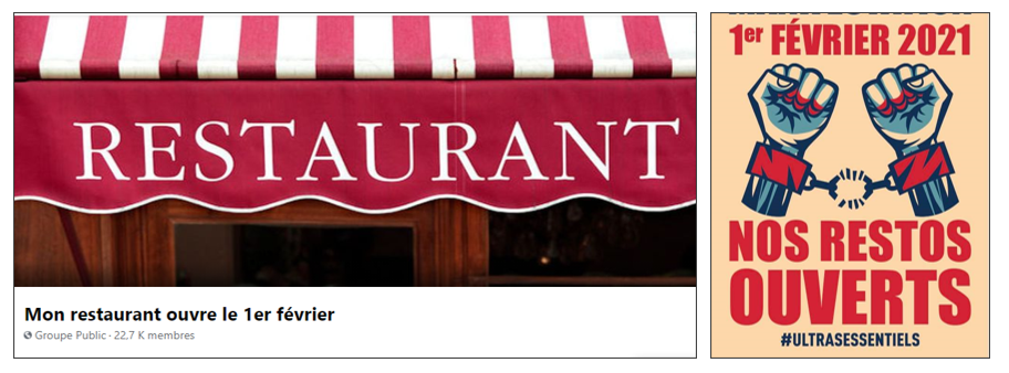 Un mouvement national, notamment relayé sur les réseaux sociaux, appel les restaurants à rouvrir lundi 1er février. Attention aux risques pour les patrons !