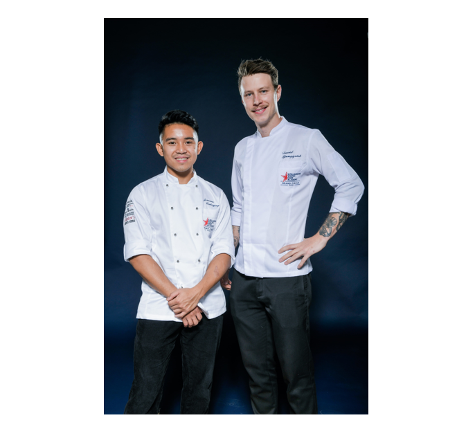 Jerome Ianmark Calayag et son mentor David Ljungqvist.