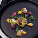 Chou-fleur confit au barbecue, déclinaison d’huître – Christopher Coutanceau