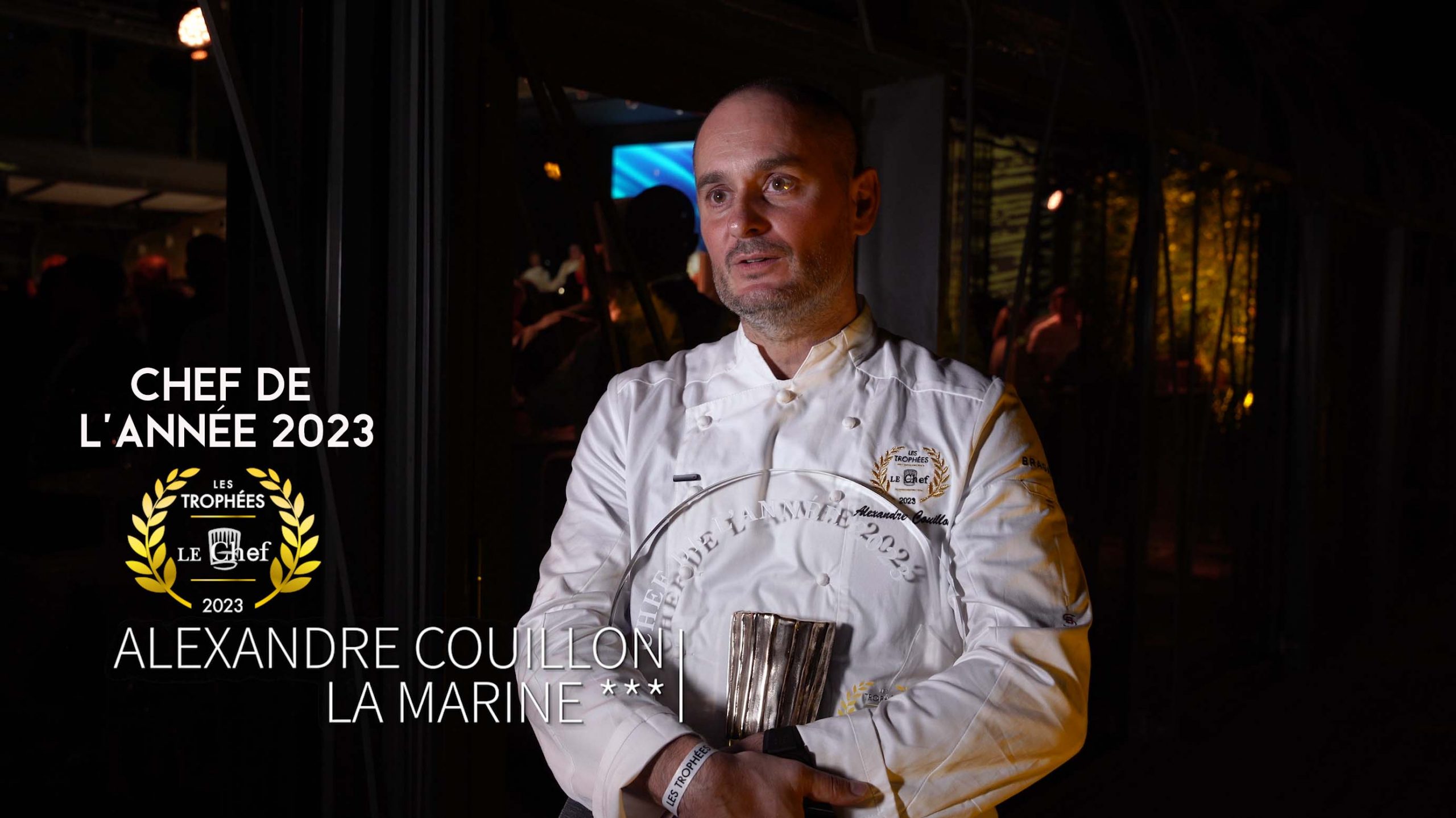 Trophées Le Chef 2023 : interview d’Alexandre Couillon élu Chef de l’Année