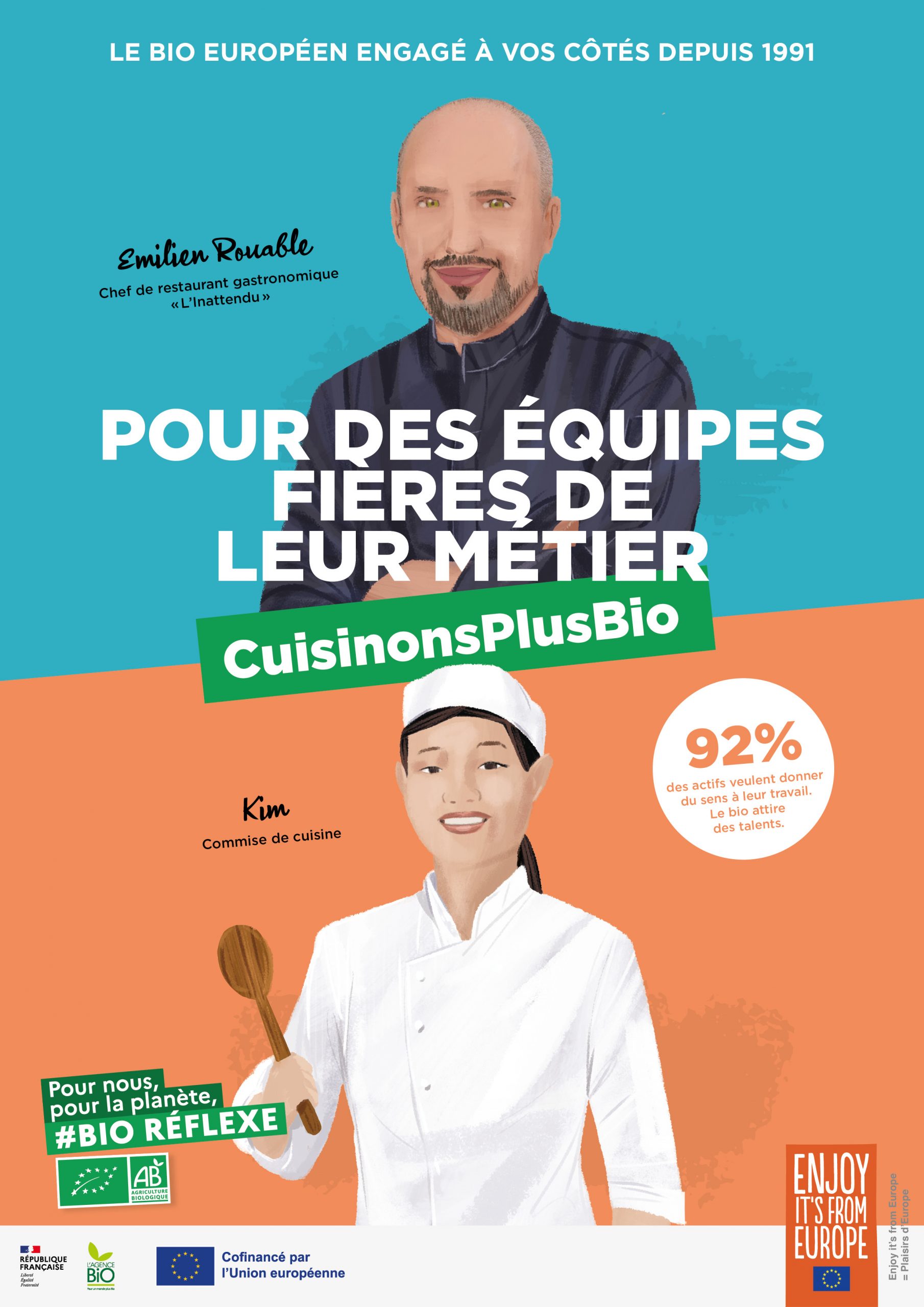 Une campagne pour booster le bio au restaurant