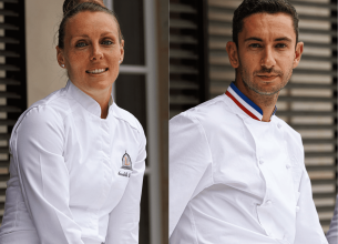 2 tables signées Yann Maget au Domaine de Locguénolé