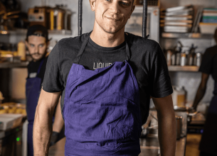 Aurélien Royer aux commandes du restaurant Liquide