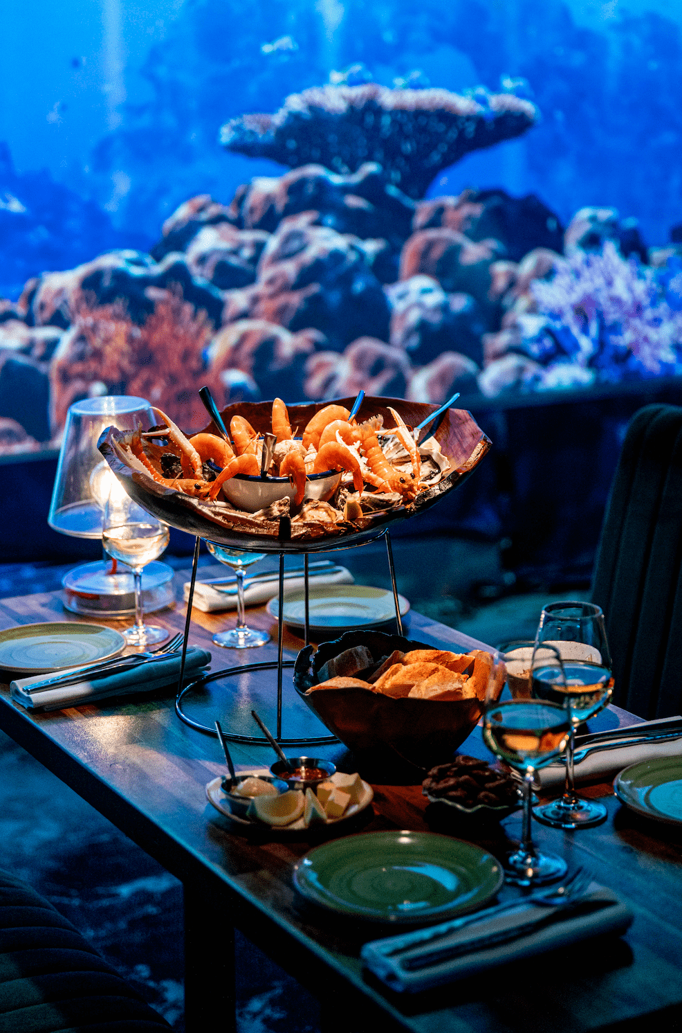 Un bar à huîtres chez Under The Sea