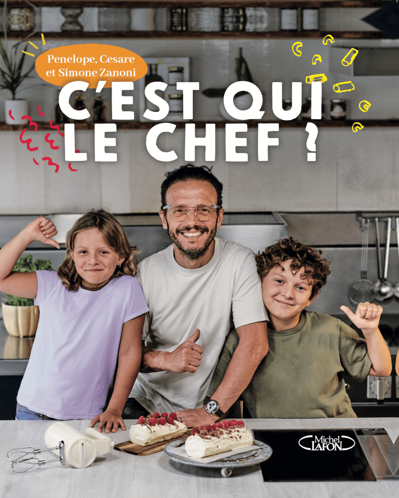 Simone Zanoni célèbre la cuisine en famille dans un nouvel ouvrage