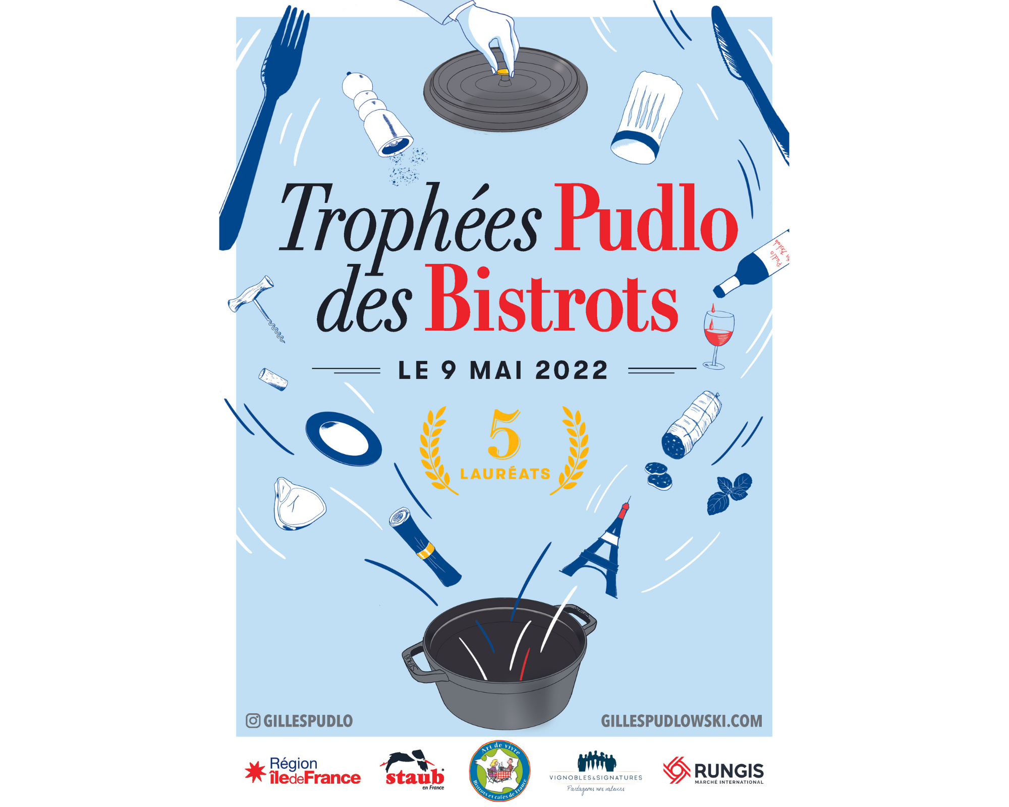 1ère édition des Trophées Pudlo des Bistrots en mai