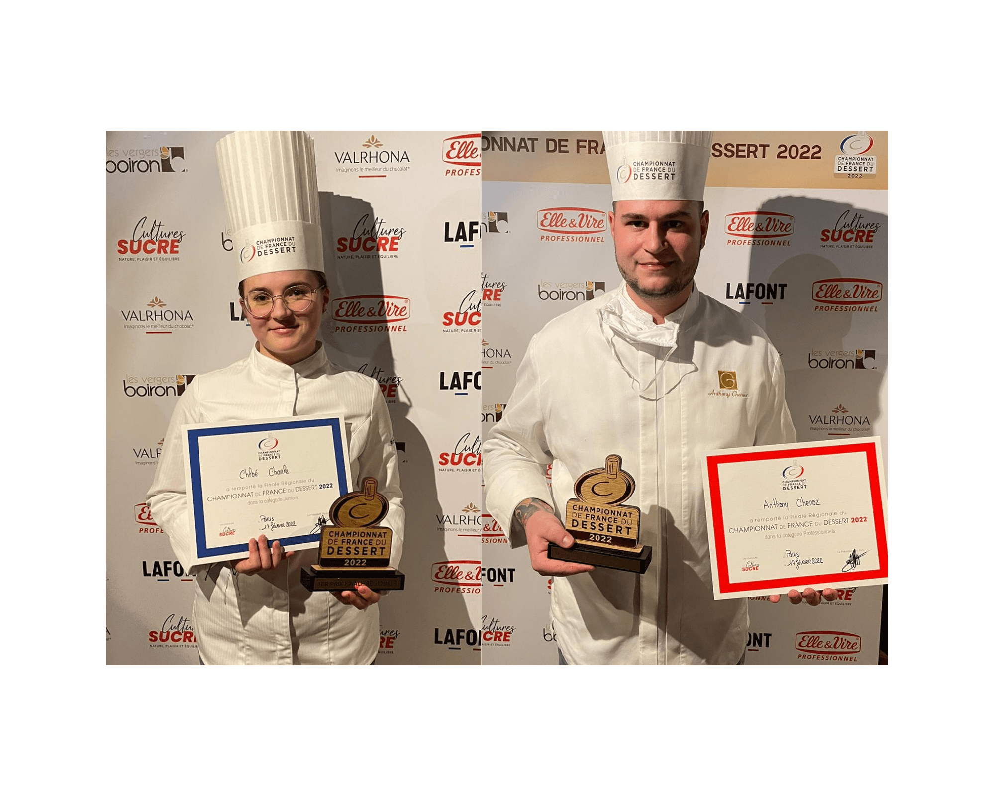 Championnat de France du Dessert : Chloé Charle et Anthony Chenoz remportent la finale Nord-Île-de-France