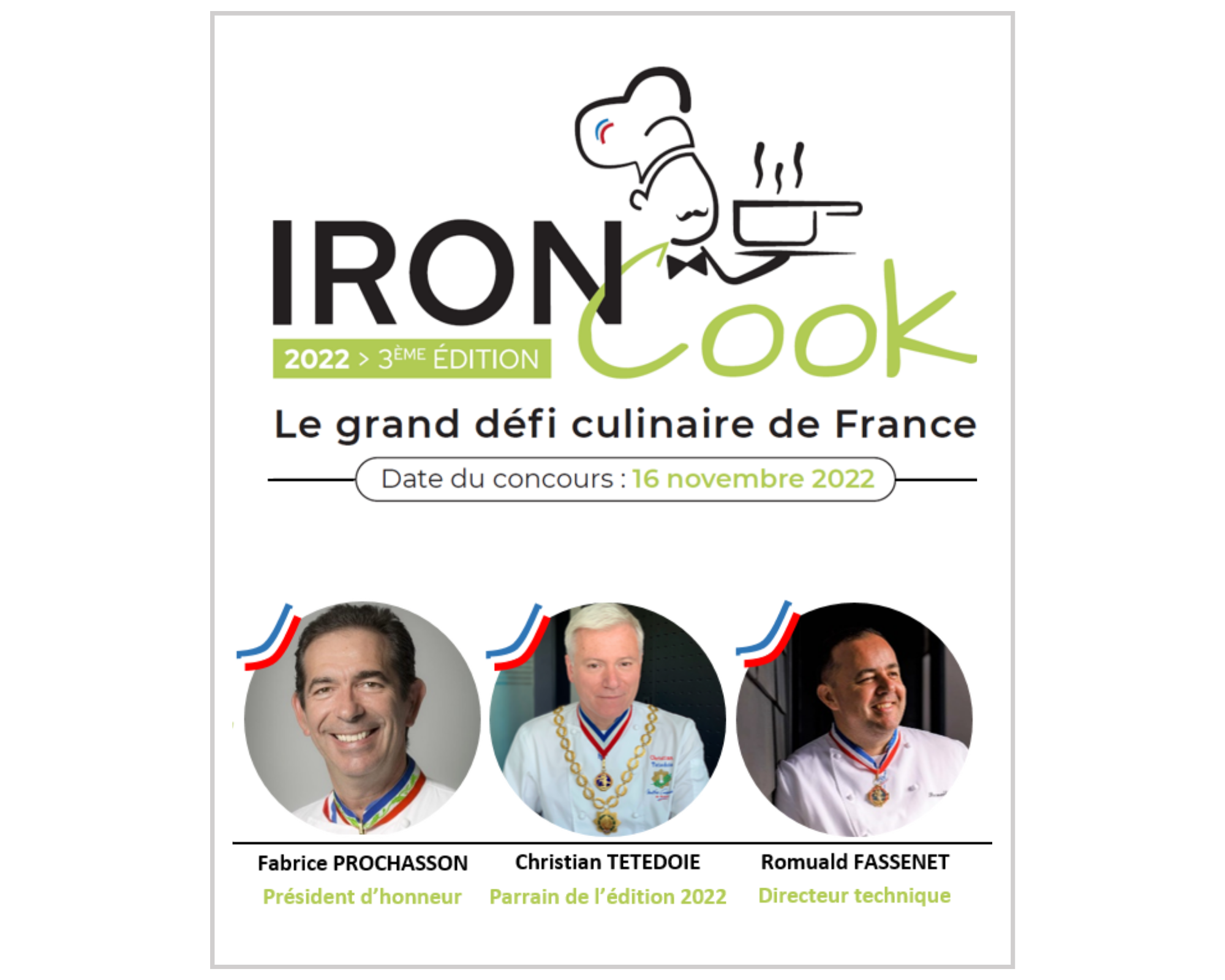 3e édition de l’Iron Cook organisée par le CIFA de l’Yonne