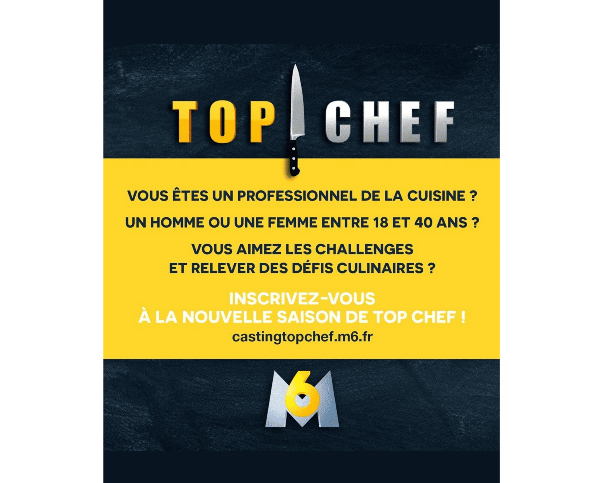 Top Chef saison 14 : le casting est ouvert !