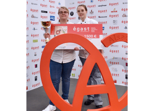 Audrey Stippich, lauréate du Trophée « Femmes… et Chefs » en clôture du salon Egast