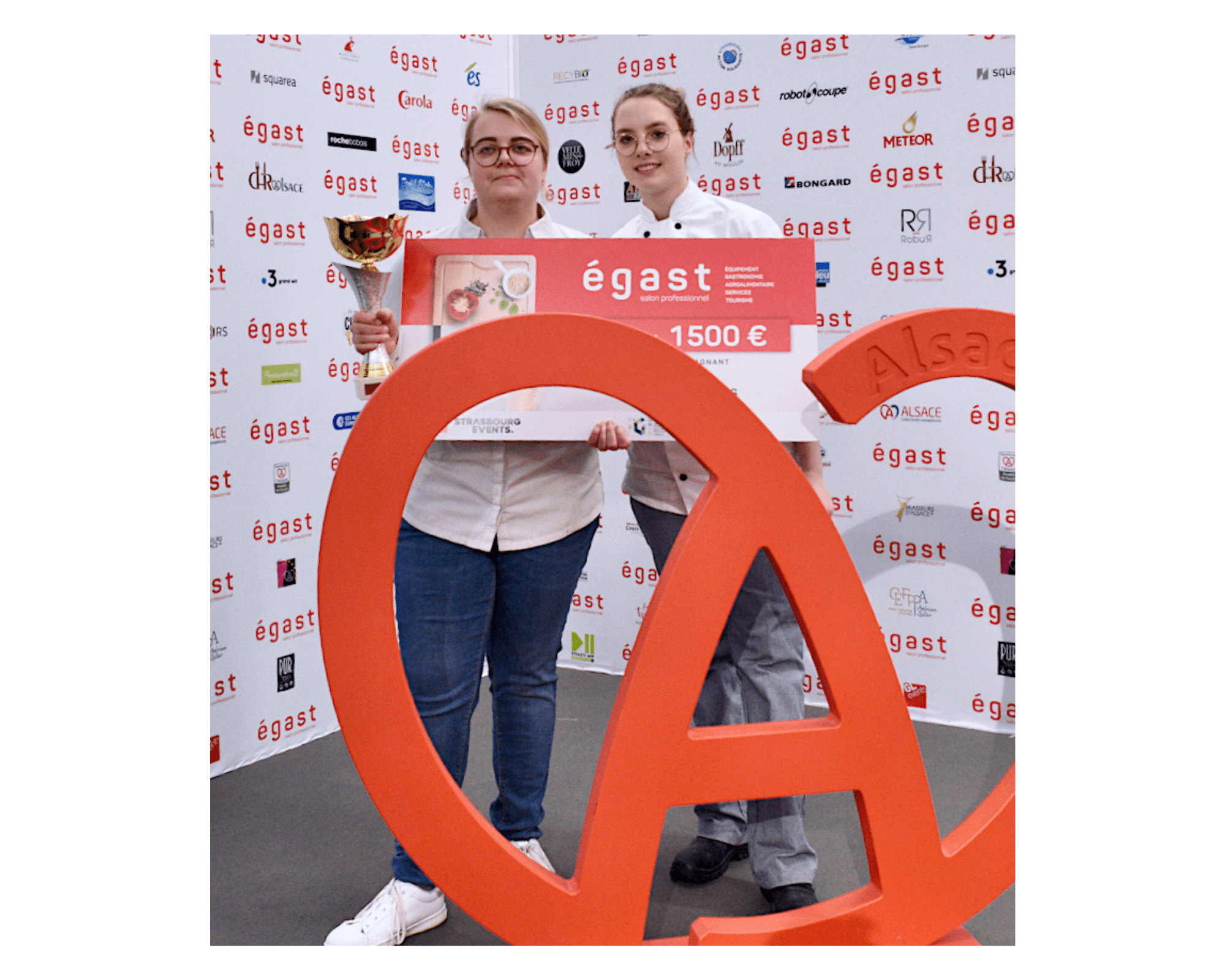 Audrey Stippich, lauréate du Trophée « Femmes… et Chefs » en clôture du salon Egast