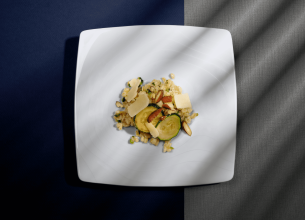 Air France : Amandine Chaignot signe une carte végétarienne
