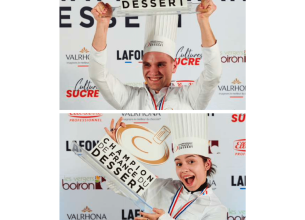 Cédric Barrère et Margot Moura, nouveaux Champions de France du Dessert 2023