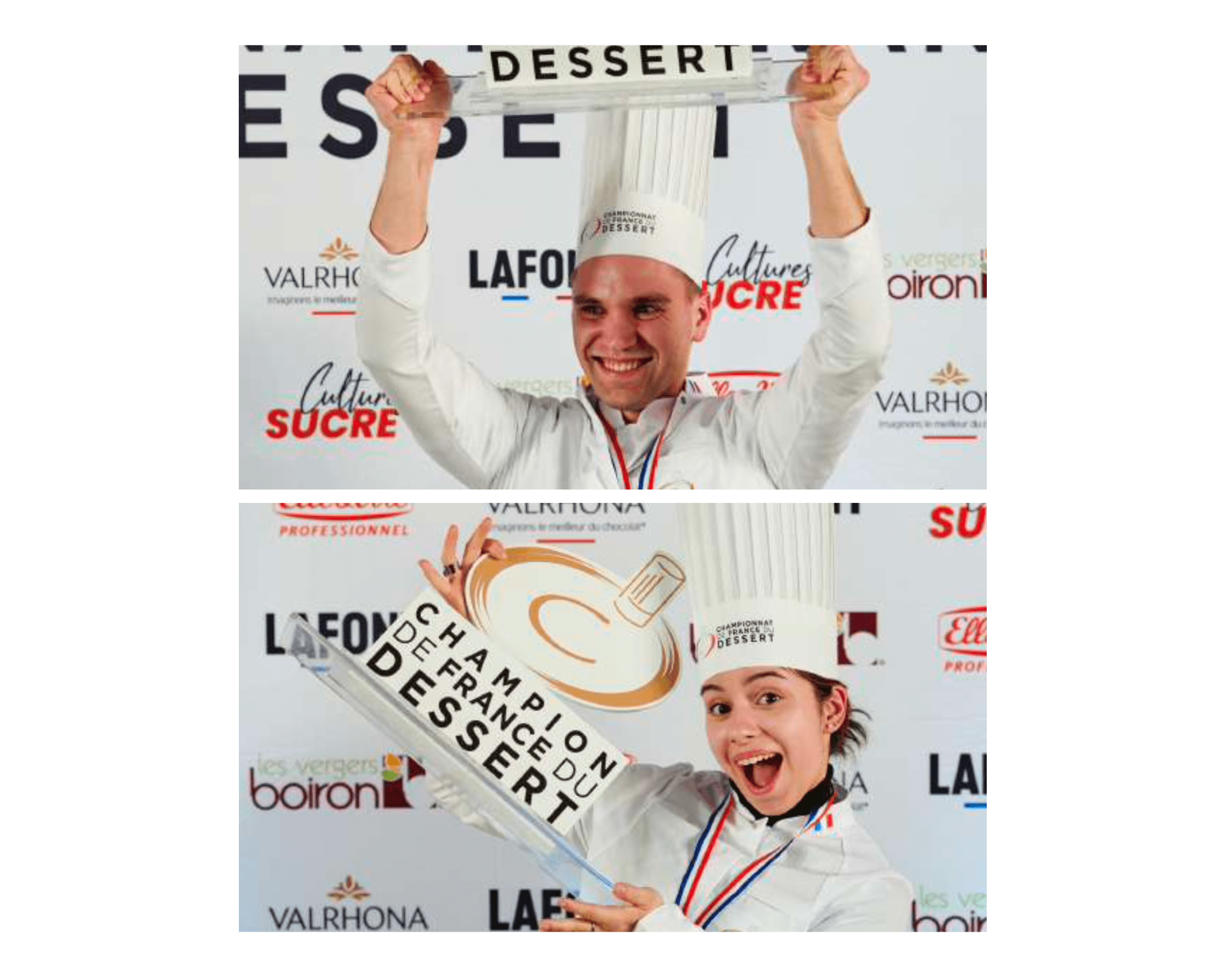 Cédric Barrère et Margot Moura, nouveaux Champions de France du Dessert 2023