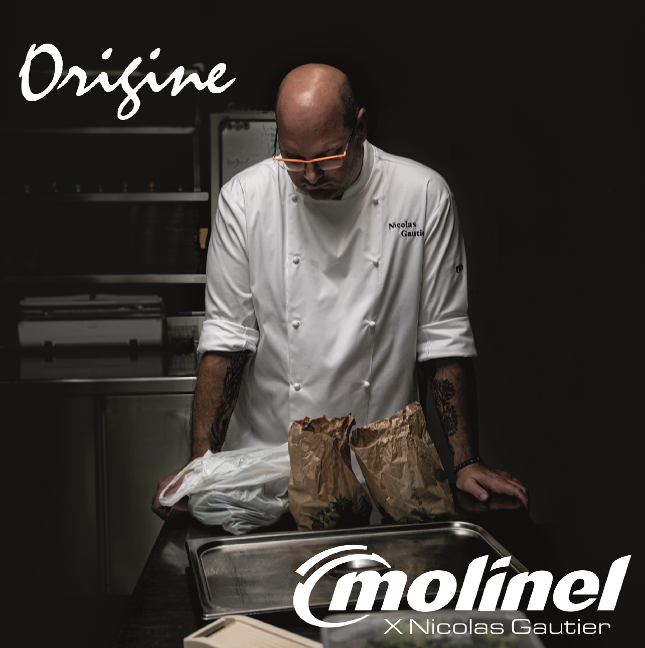 « Origine », nouvelle veste de cuisine par Molinel et Nicolas Gautier