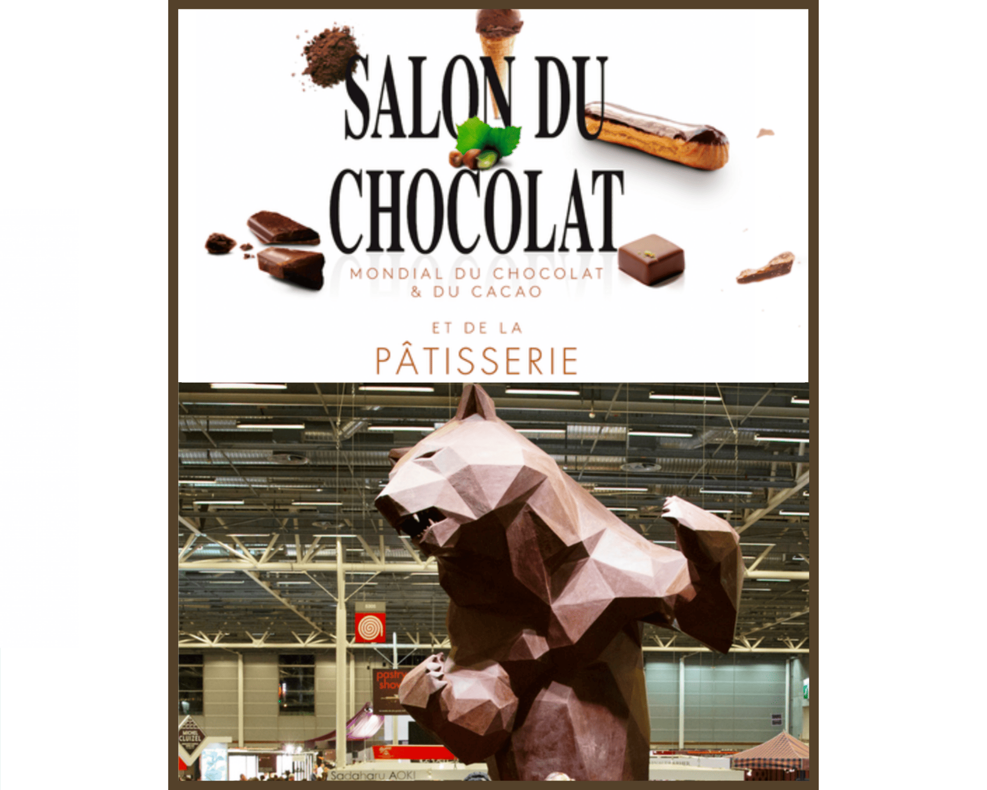 27e Salon du Chocolat cet automne à Paris Porte de Versailles