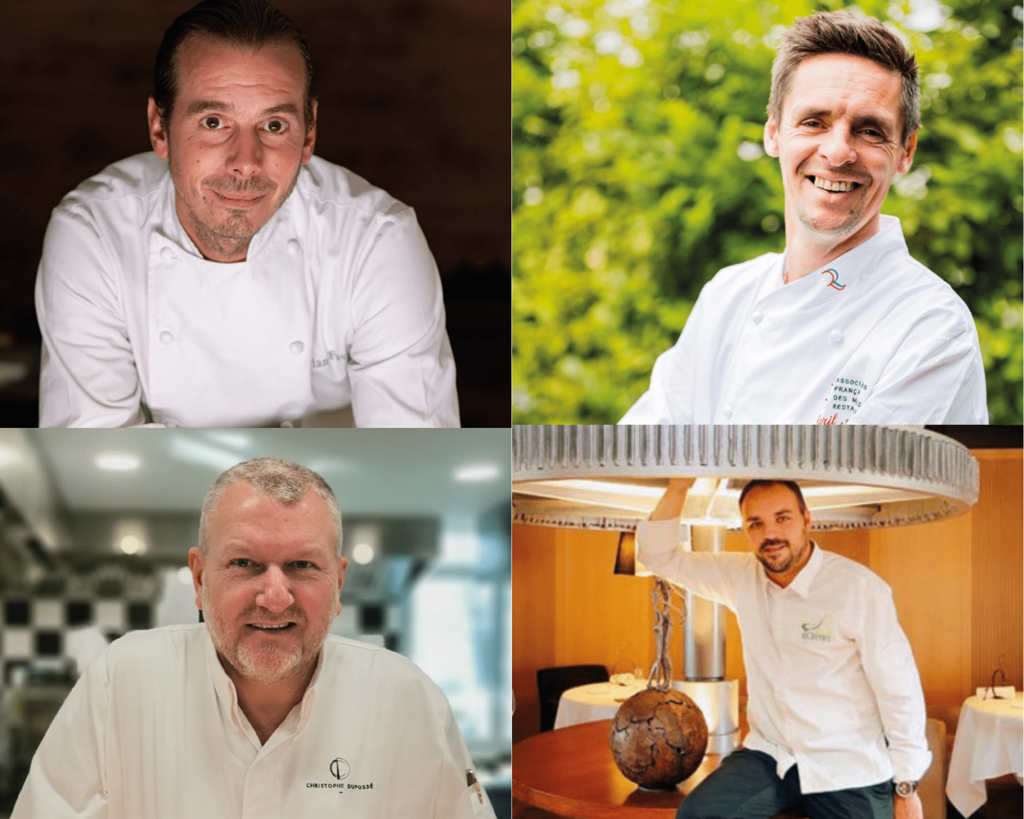 Guide Michelin 2023 : 2 étoiles pour Cyril Attrazic, Christophe Duffossé, Cédric Burtin et Florian Favario