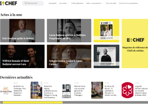 Vent de fraîcheur sur le site internet du magazine Le Chef !