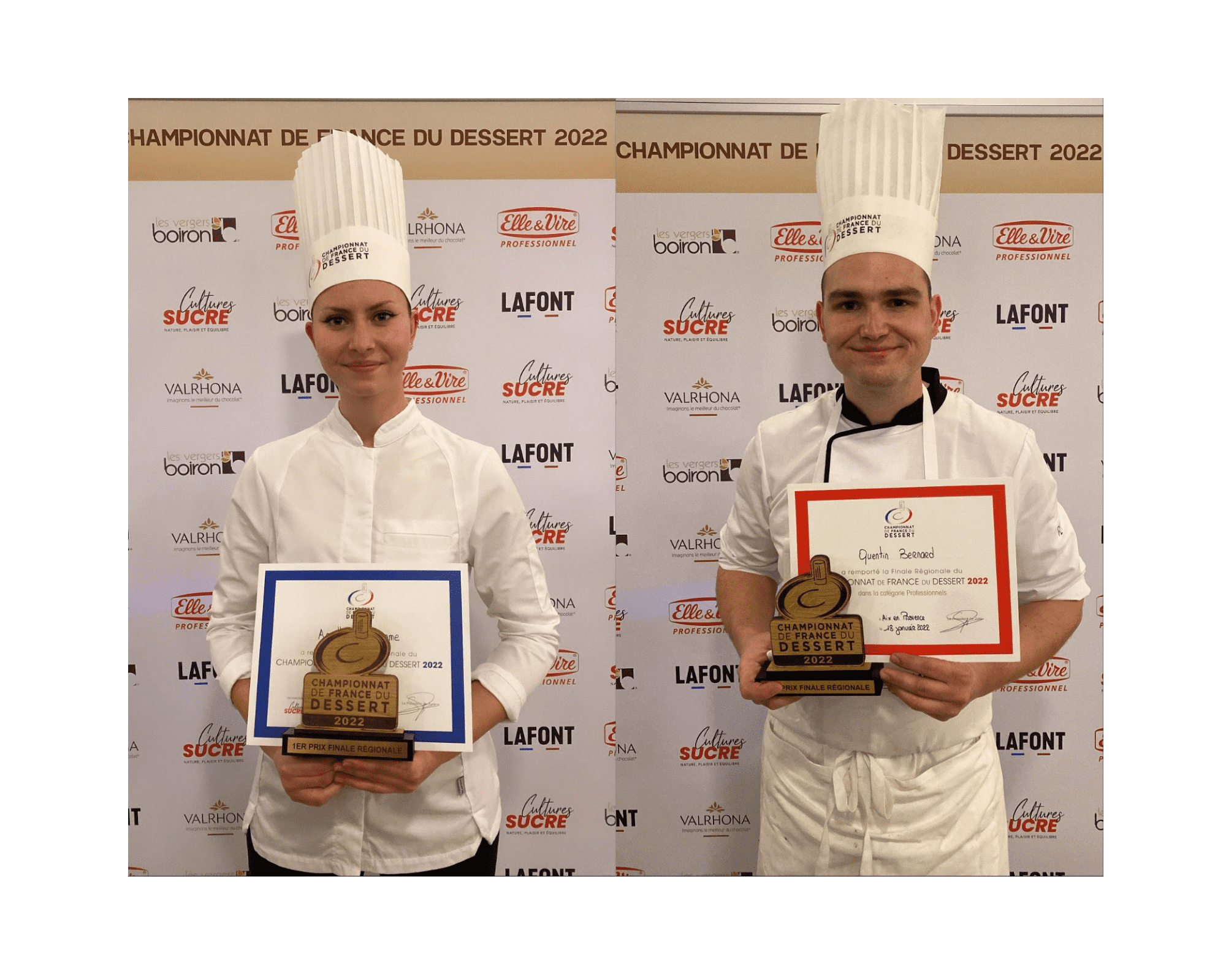 Championnat de France du Dessert : Agathe Bonhomme et Quentin Bernard remportent la finale Sud-Est