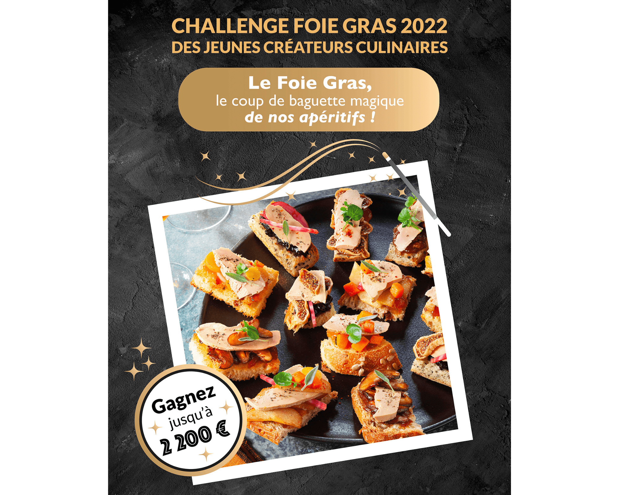 Challenge Foie Gras des Jeunes Créateurs Culinaires : les inscriptions sont ouvertes !