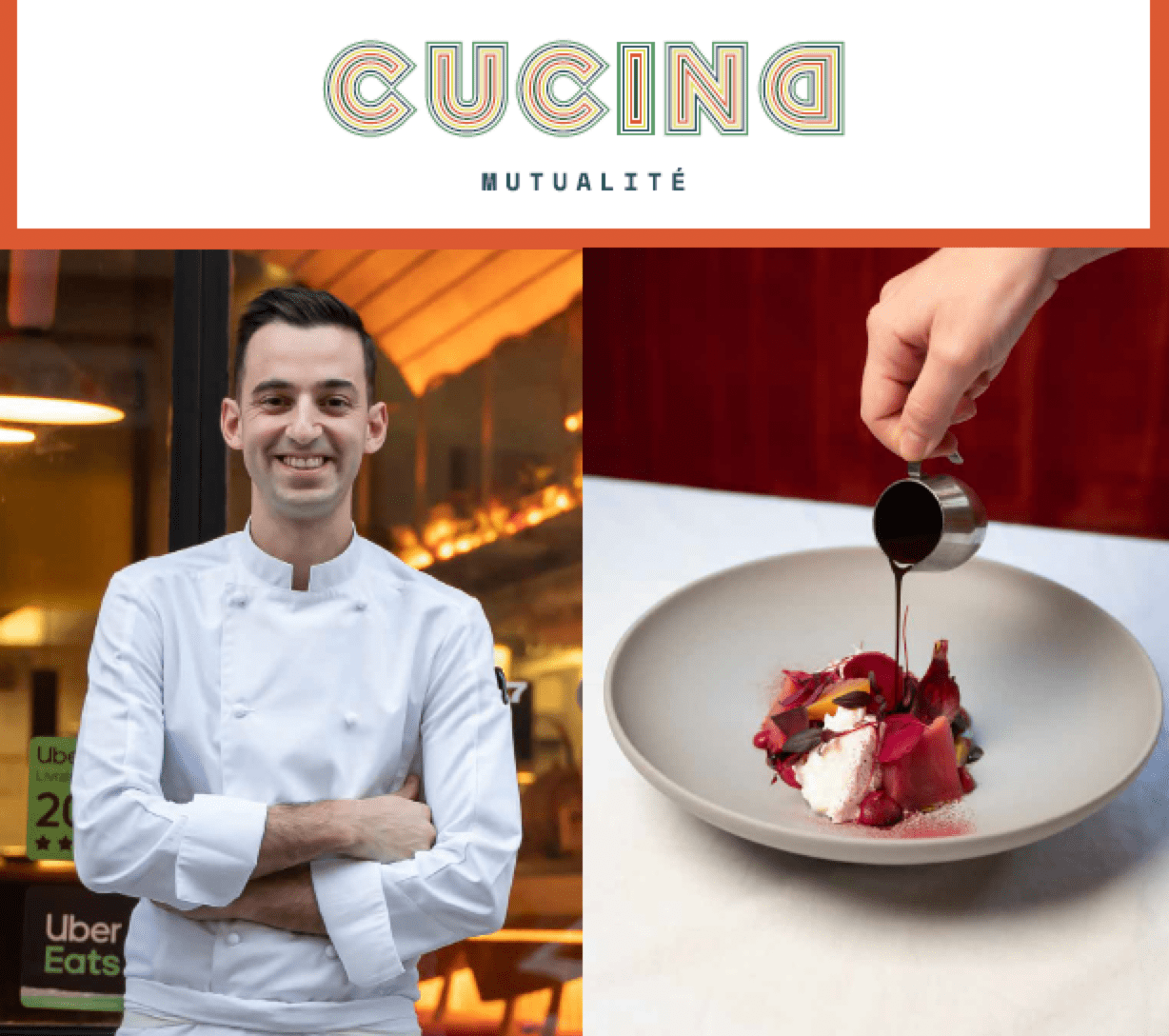 Alessandro Lucassino, nouveau chef de Cucina Mutualité