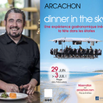 Le retour de Dinner in the sky… à Arcachon avec Stéphane Carrade