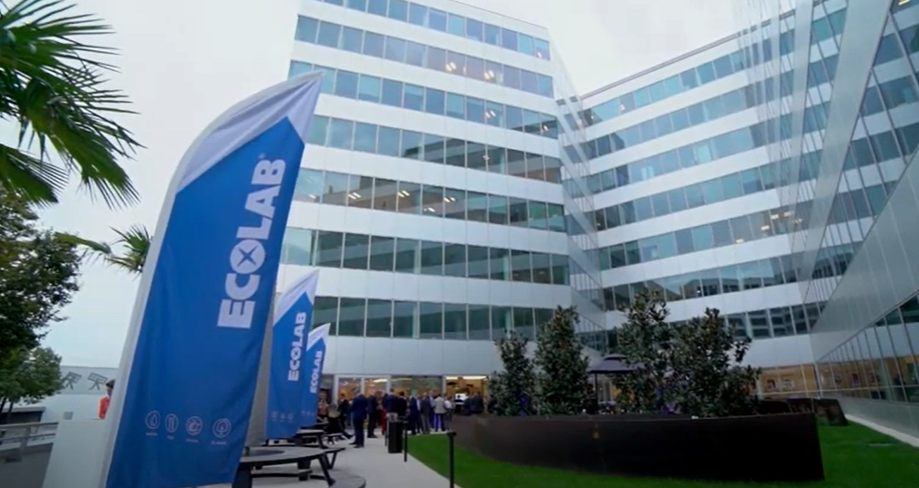 Ecolab inaugure son nouveau siège français à Bagneux