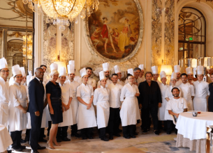 « Fleur de cabosse », création lauréate du concours de François Deshayes au Meurice