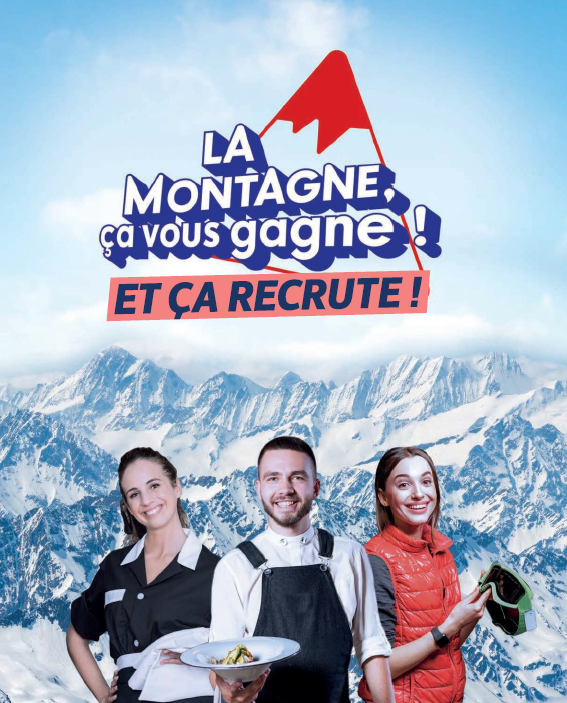 « La montagne, ça vous gagne ! Et ça recrute ! », nouvelle campagne par Pôle emploi et l’ANMSM