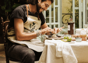 Julien Sebbag, chef en résidence à la nouvelle Casa Eminente