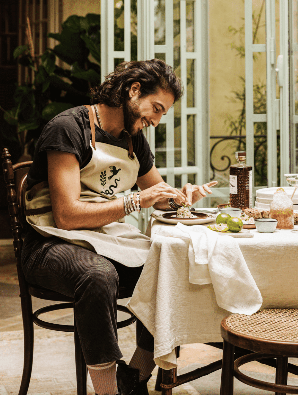 Julien Sebbag, chef en résidence à la nouvelle Casa Eminente