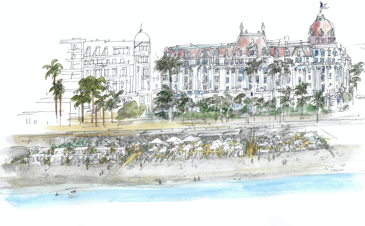 La Plage du Negresco : espace raffiné et saveurs locales face à la mer