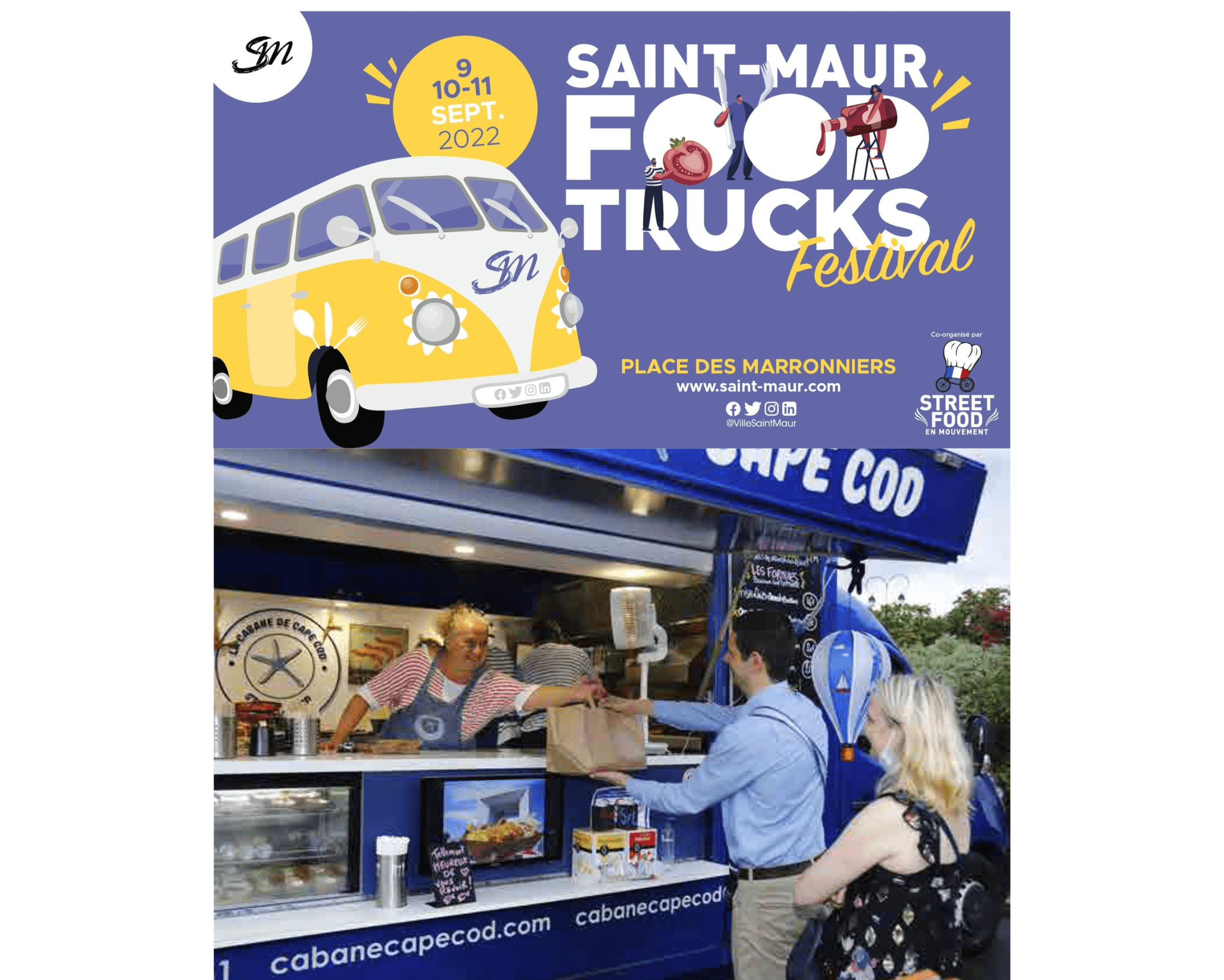 Nicolas Sale, parrain du Saint-Maur Food Trucks Festival 2022