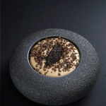 Lentilles vertes de la ferme Sain’Biose en trois textures, caviar osciètre (Louis Festa)