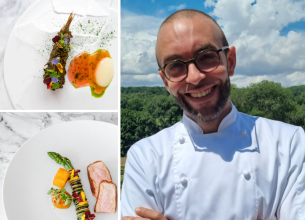 Maxime Lesobre, nouveau chef du Château de Courban