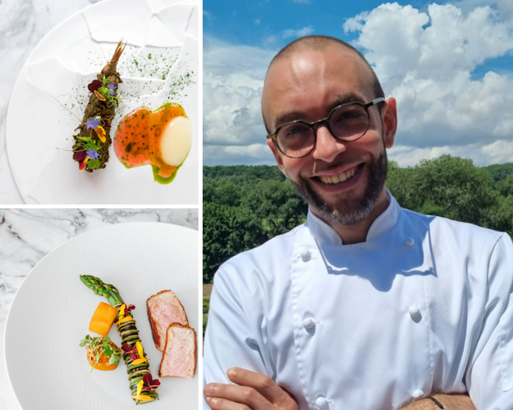 Maxime Lesobre, nouveau chef du Château de Courban