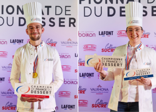 Marion Wickaert et Alexandre Legras remportent le 50e Championnat de France du Dessert