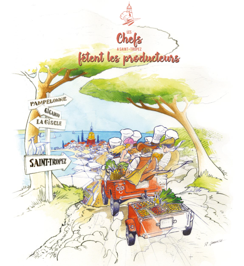 « Les Chefs à Saint-Tropez fêtent les producteurs » du 4 au 6 mai