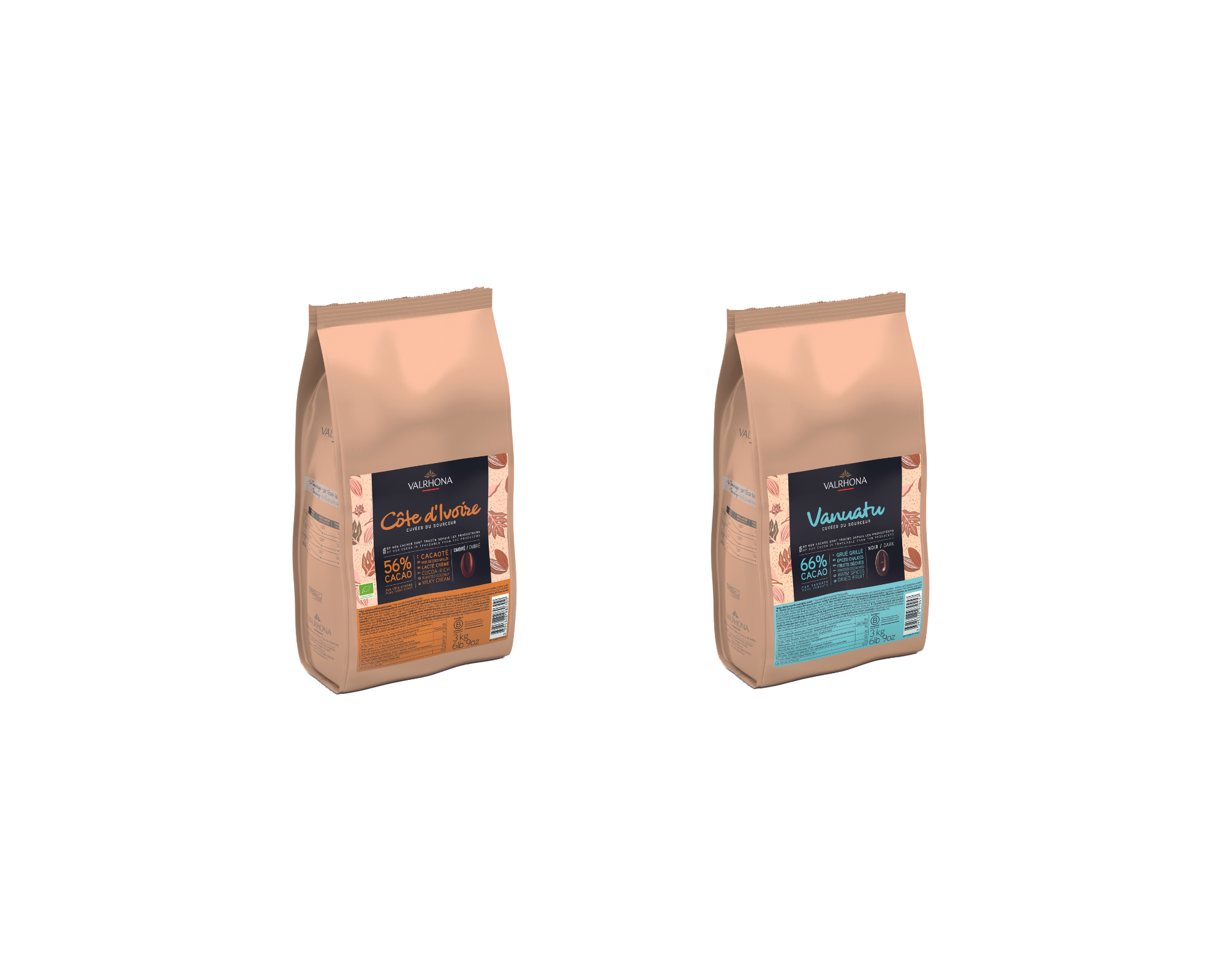 Valrhona intègre deux nouvelles créations à sa gamme « Cuvées du Sourceur »