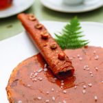 La crêpe pralinée à la paresseuse, voile d’armagnac