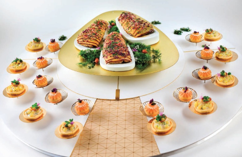 Lobes de foie gras laqués, Arthur Debray