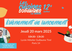 Les Cuisines Solidaires – La Relève reviennent pour une 12e édition