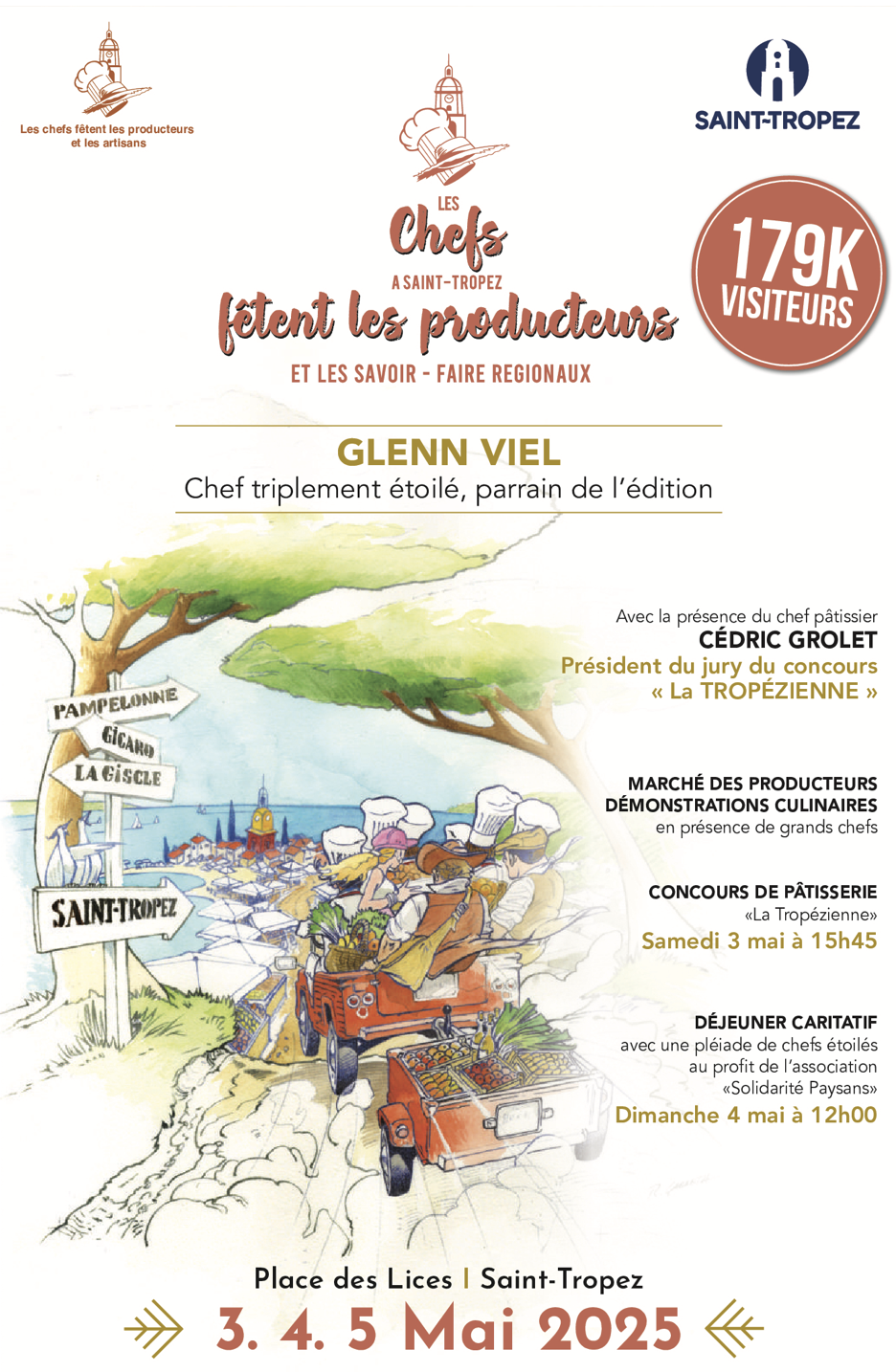 « Les Chefs à Saint-Tropez fêtent les Producteurs » pour la 5ème édition