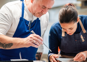Stephan Paroche et Justine Viano : nouveau chapitre au restaurant Le Calice*