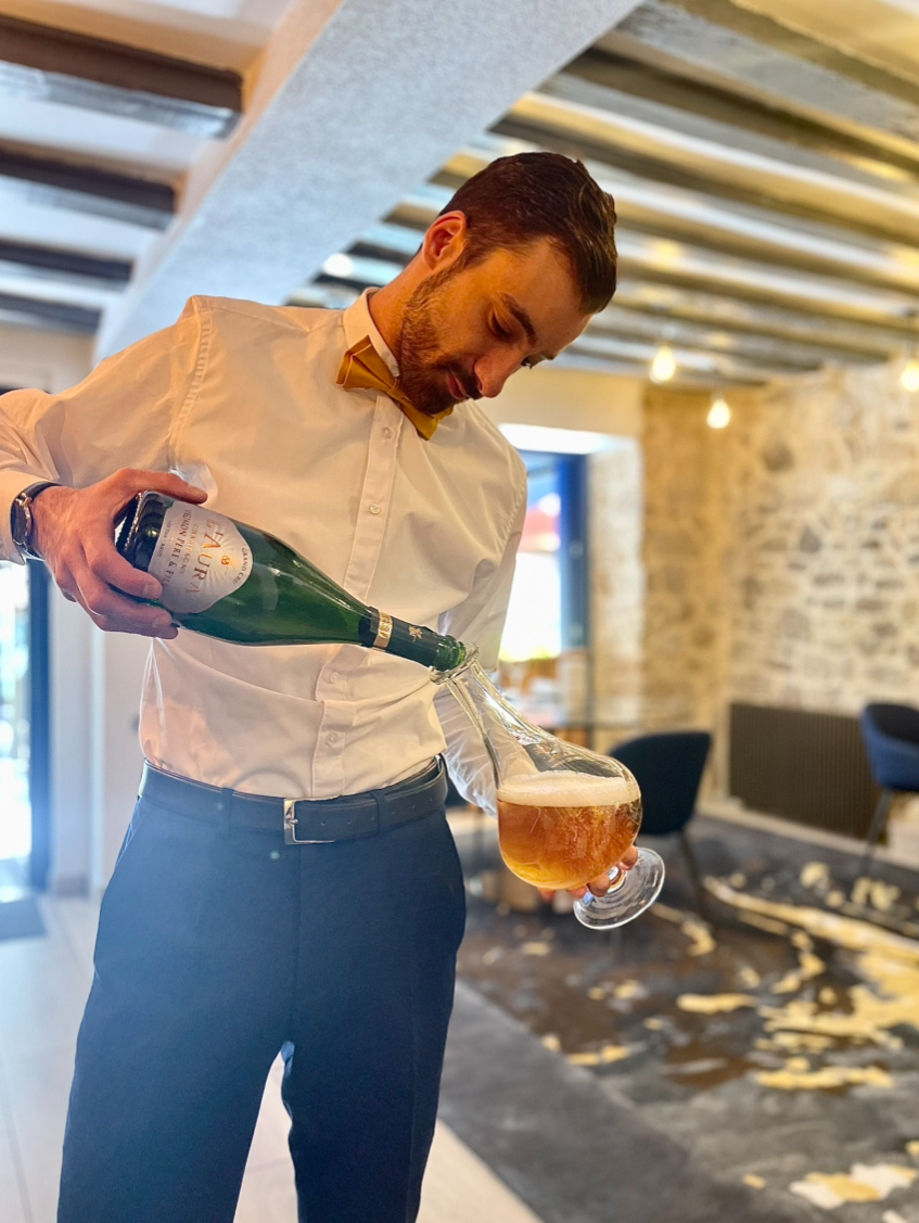 Théotime Dordain, nouveau chef sommelier au Mas Les Eydins