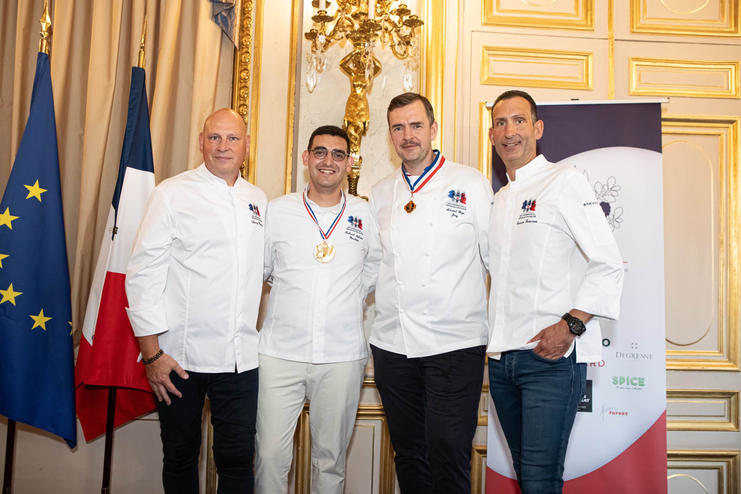 Richard Agliata remporte le challenge culinaire du Président de la République Française