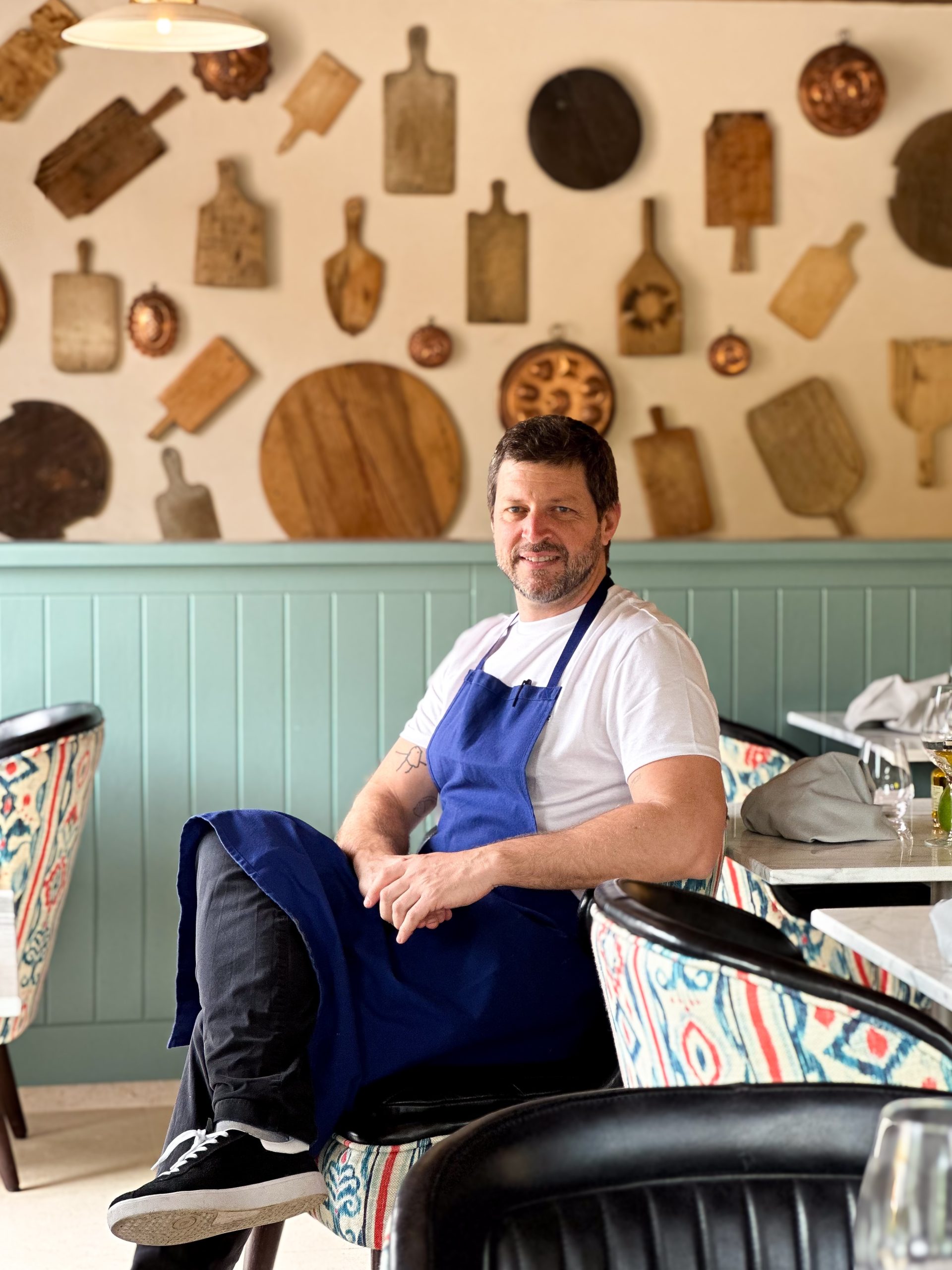 Le chef Javier Rodriguez aux commandes d’un pop up au Château La Coste