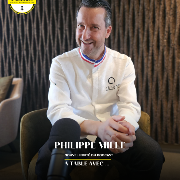 Philippe Mille, nouvel invité du podcast À Table avec