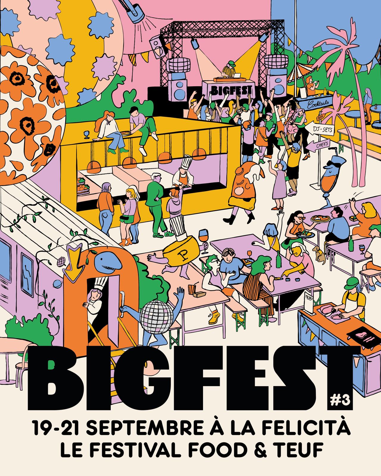 DJ & gastronomie au programme du 3e BIGFEST à Paris