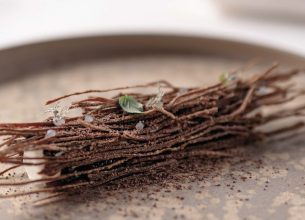 Sarment de vigne en chocolat